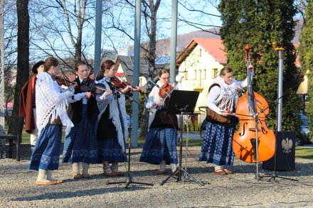 Występ kapeli "Wisła"